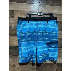 Huk 38 Mens Board Shorts Shark Swim Trunks